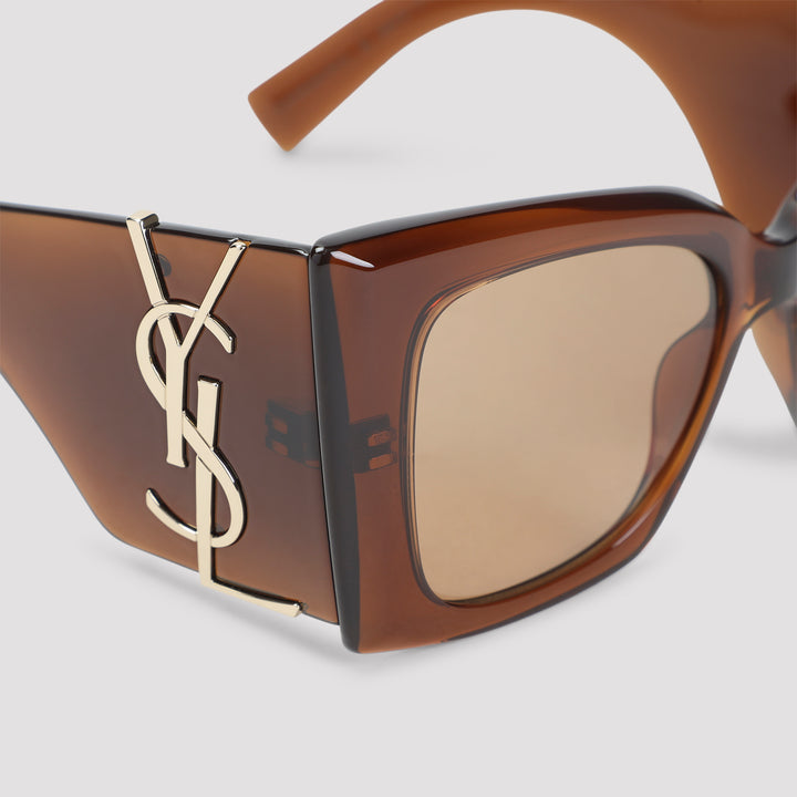 Saint Laurent Occhiali da Sole - Marrone | 8aca8896b401fc4a5a494370e6e0bbadbd4998bb