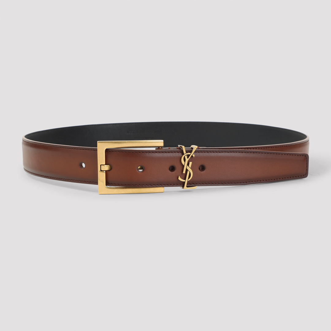 Saint Laurent Cinture - Marrone | ad3fd5f07f2d074a7936fe8ff430b6f78d576203
