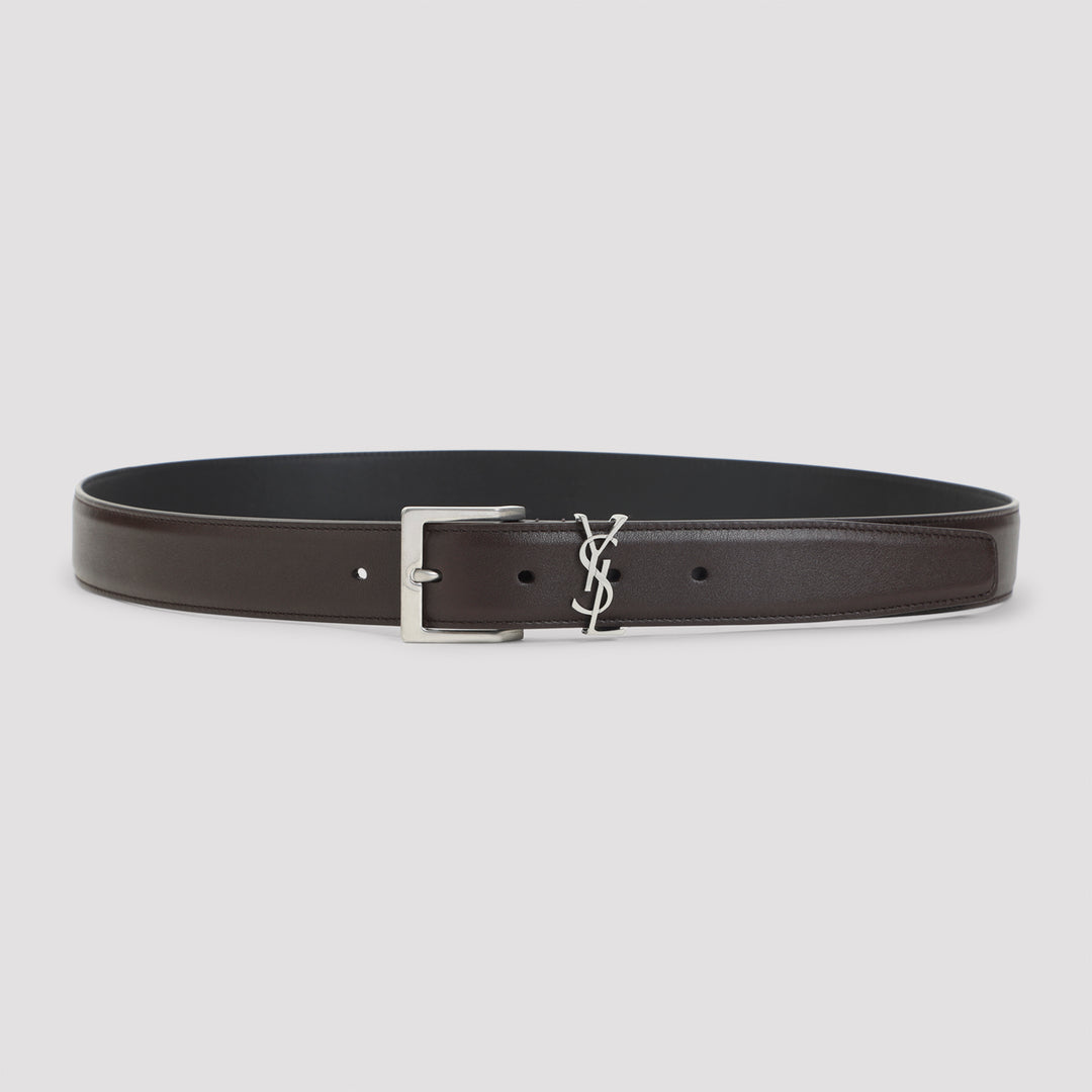 Saint Laurent Cinture - Marrone | 4d623e933f1fb00799260aaf4b1e6b26497bcf51