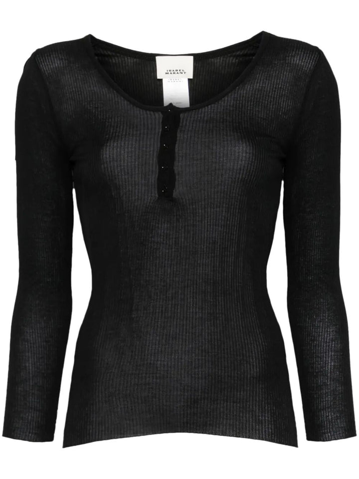 Isabel Marant Top - Nero | 447cdcf7632be2b85f08cbbda555f574373195c7