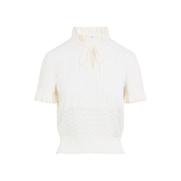 Ivory Lace Top