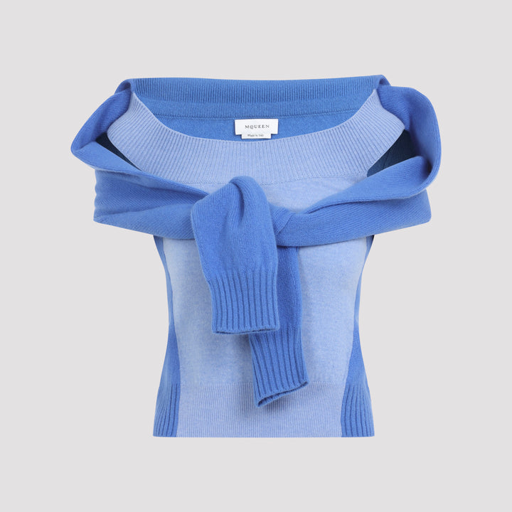 Alexander Mcqueen Pullover - Blu | 80c34cf995b0b347f492419b8695d675dbf8c327