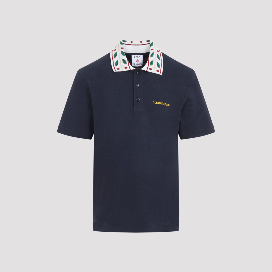 Casablanca Polo - Blu | 8b33e2d6fbd41ee05820f2d82f6e0c17598cae01