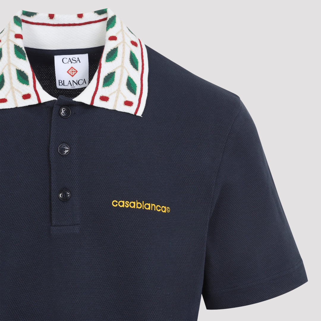 Casablanca Polo - Blu | c7f535aa2b18e019caa3b2c9bbe80af3b6a5e56c