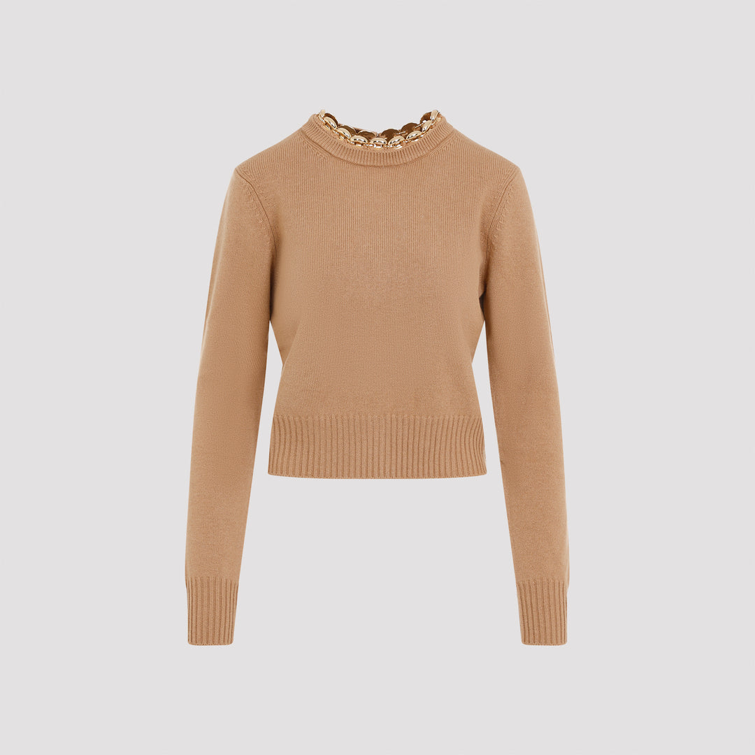 Rabanne Pullover - Nude & Neutrals | 77df4f46e3ffb3237913f4acf3cb047a51c4f6c5
