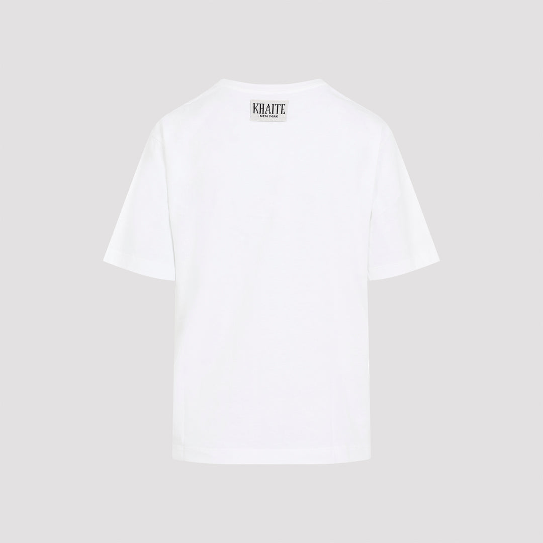 Khaite T-shirts - Bianco | 8b17c538347d826535bcc8a886a1310f23e9f81f