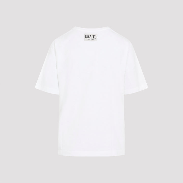 Khaite T-shirts - Bianco | 8b17c538347d826535bcc8a886a1310f23e9f81f