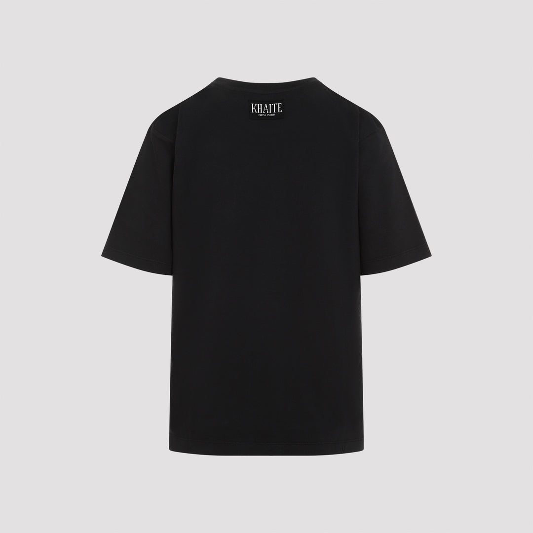 Khaite T-shirts - Nero | 77624f593b0103fdc6047950318a1b365b8a69cd