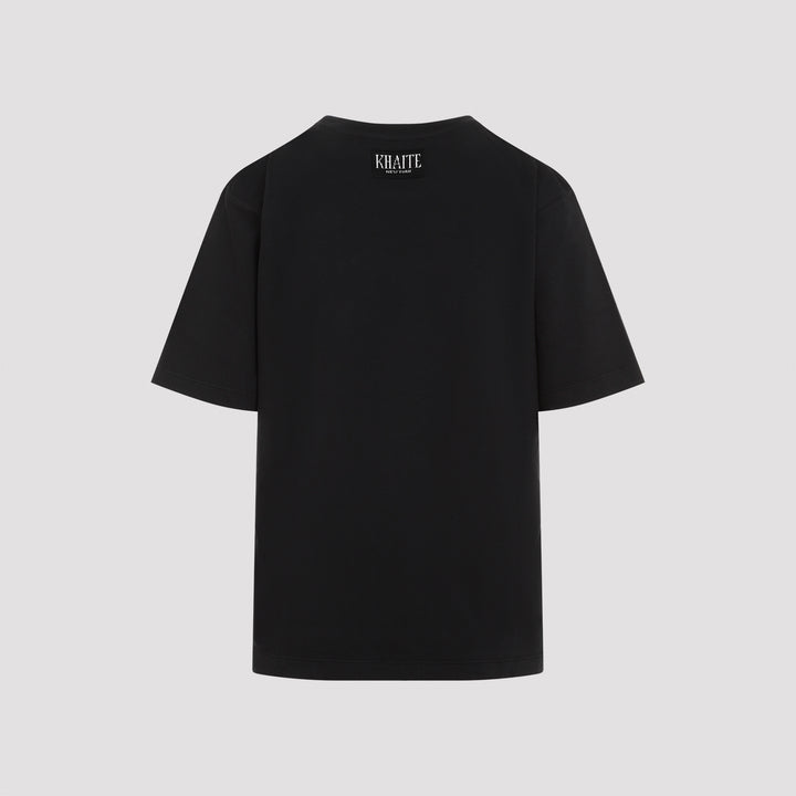 Khaite T-shirts - Nero | 77624f593b0103fdc6047950318a1b365b8a69cd