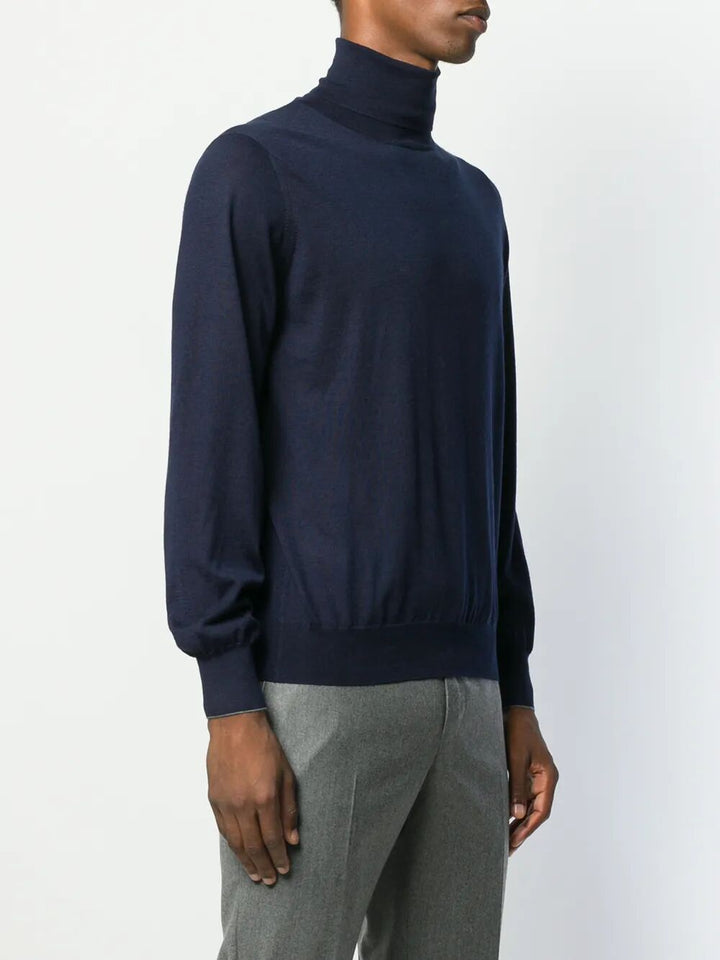 Brunello Cucinelli Turtle neck - Blu | 91a6609db73c693e2cc819776ce15e549ad8d176