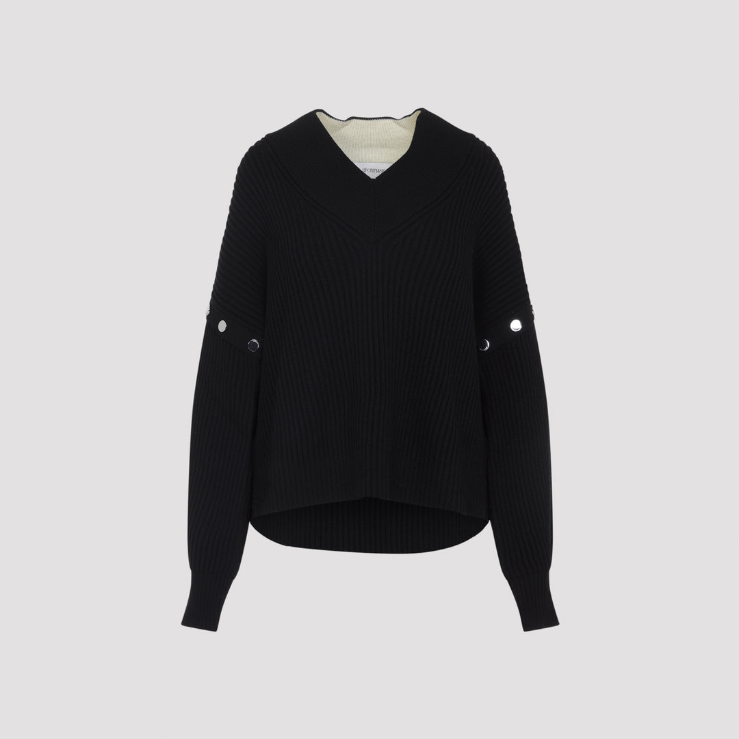 Sportmax Pullover - Nero | 2806656f8a5e9ad464b4e36490124a485e586202