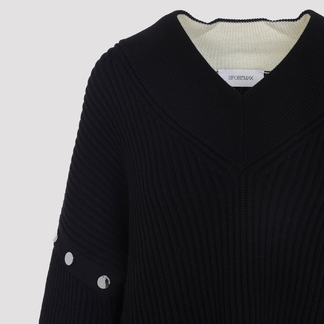 Sportmax Pullover - Nero | 7773cfc5fae3e418cfc2014ce12dfb447788bc5c