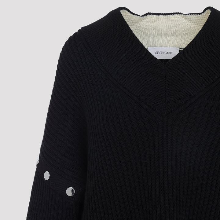 Sportmax Pullover - Nero | 7773cfc5fae3e418cfc2014ce12dfb447788bc5c