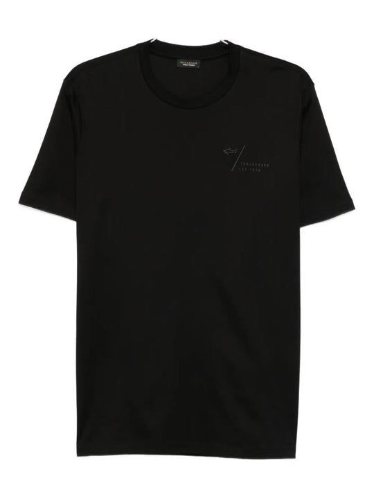 T-Shirt In Cotone Con Stampa Sul Retro