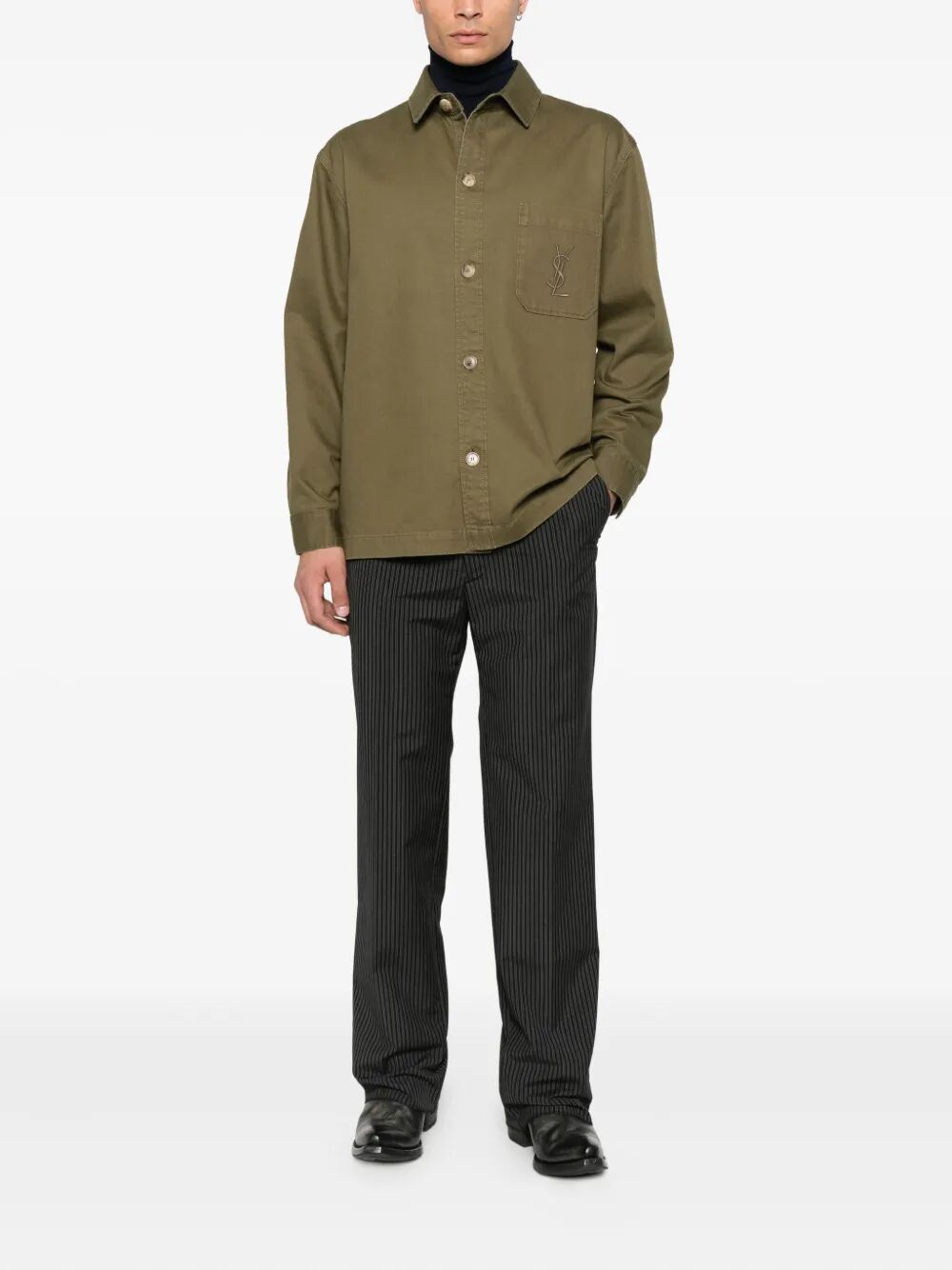 Saint Laurent Paris Plain - Verde | 2fa0a20d541204decfb254e5eb85cff4858ffc9b