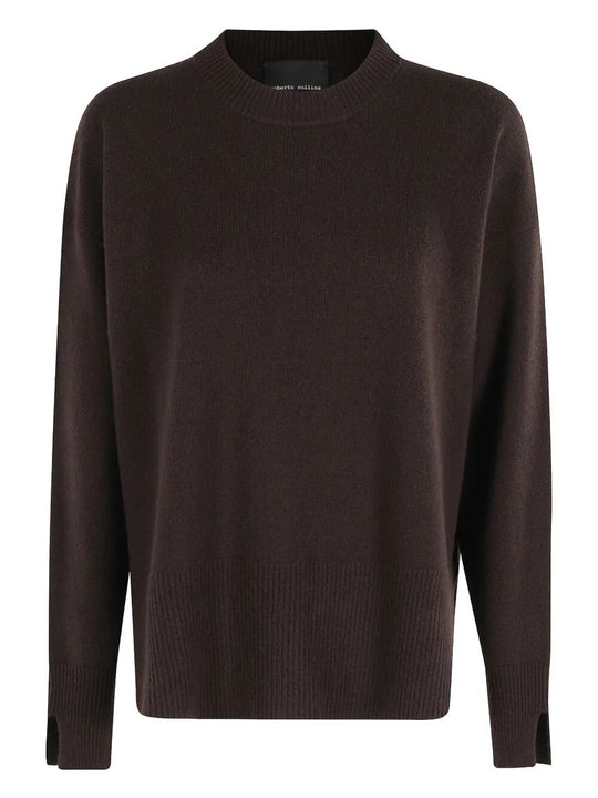 Maglione Girocollo In Lana E Cashmere