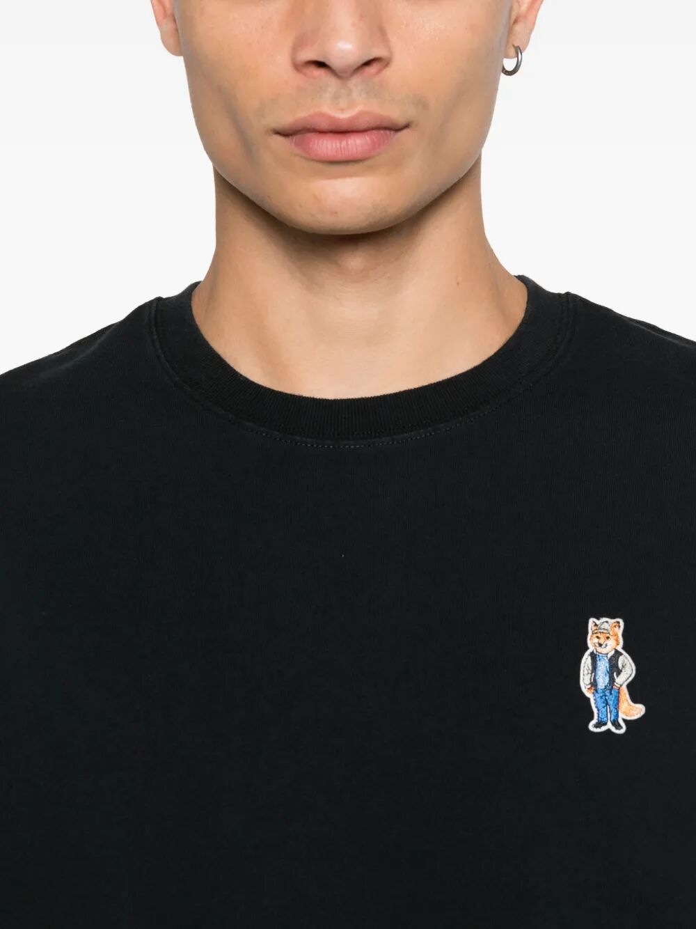 Maison KitsunÉ T-shirts - Nero | aca09bb96291c9f5d2d33b836c88831e9cc83582