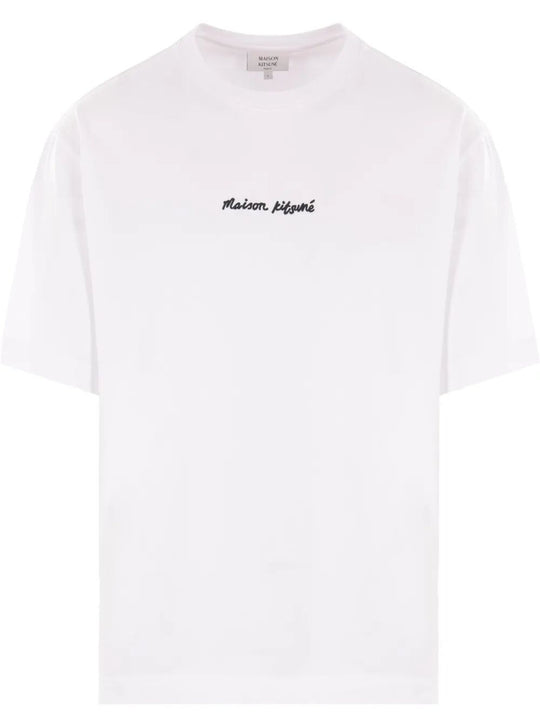 T-Shirt Oversize Maison Kitsune Scritto A Mano