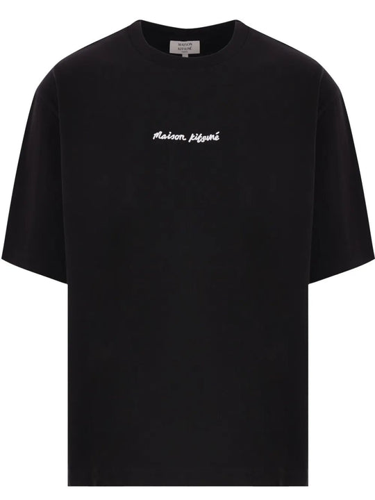 T-Shirt Oversize Maison Kitsune Scritto A Mano