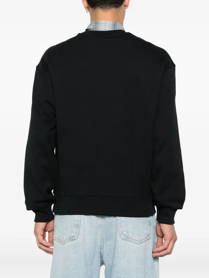 Maison KitsunÉ Round neck - Nero | ad576aafa93afe5cbd079acfeb292b6e9347dae1
