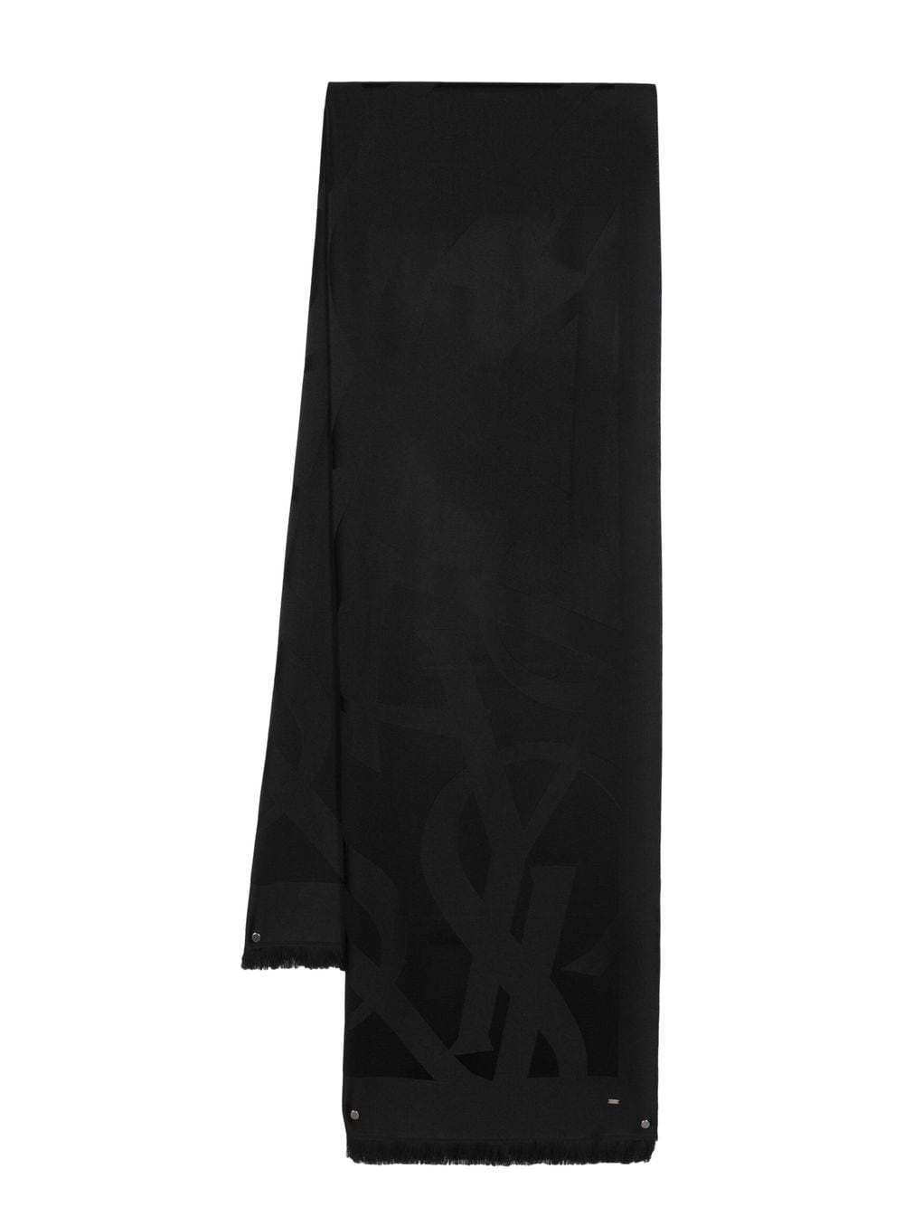 Saint Laurent Paris Scarves - Nero | 3f3d1ad8ede7f389683ffa807b688f52af958786