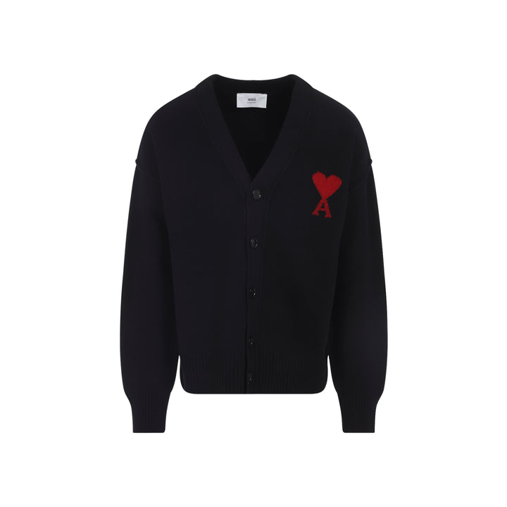 Ami Cardigan - Nero | 4b4c3ae25b6af4c4133b6449192db54848ca1421