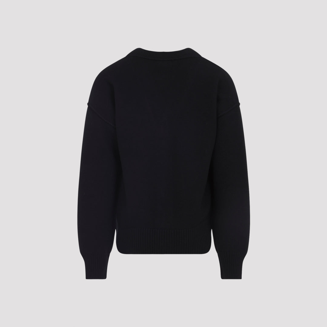 Ami Cardigan - Nero | 3f3711435b4d8b40795fce99116b7d12f80f616f