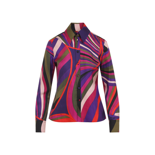 Multicolor Silk Shirt