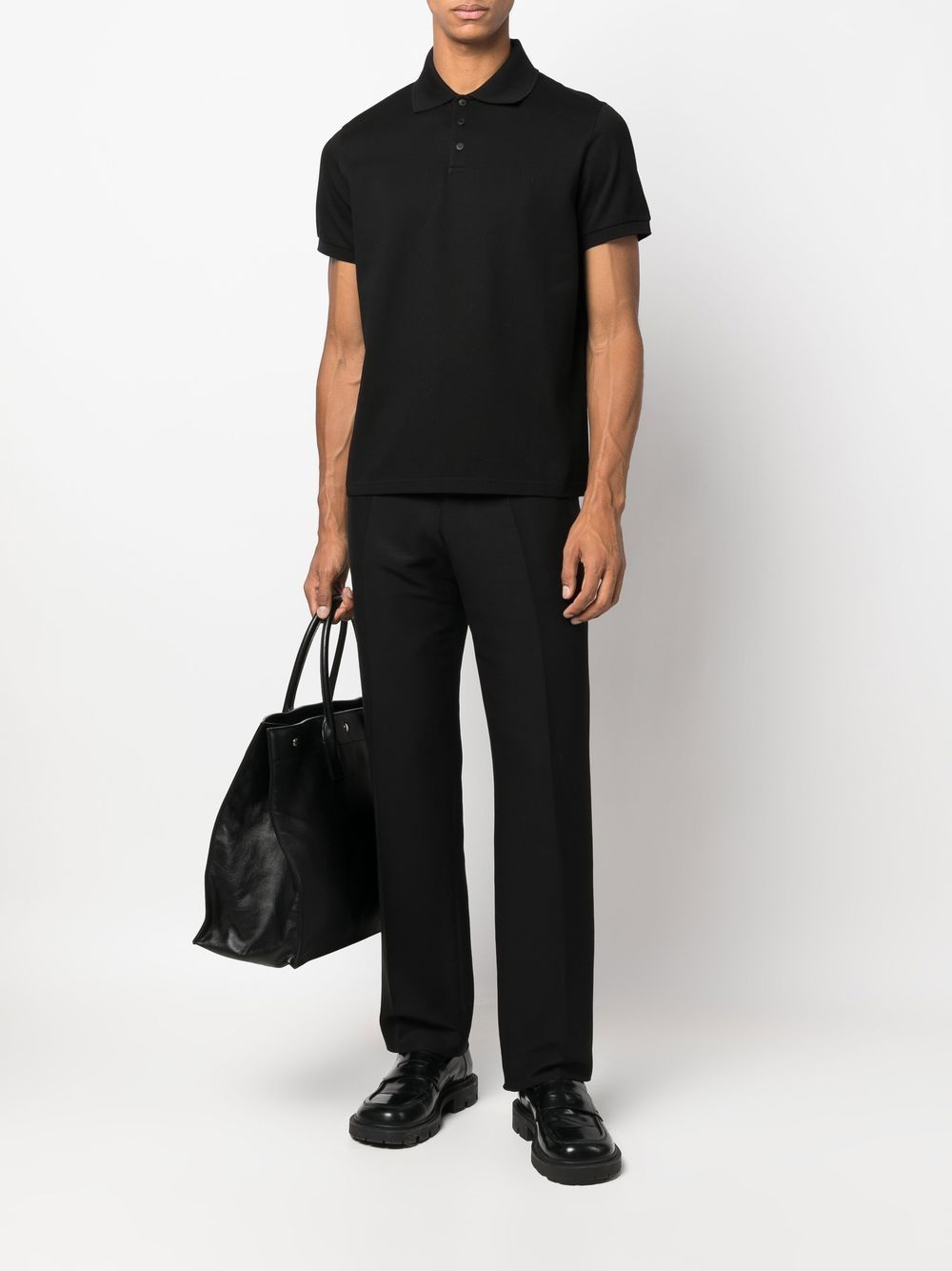 Saint Laurent Paris Polo - Nero | c36f9d55b71109645c66f786b386ca524119c525