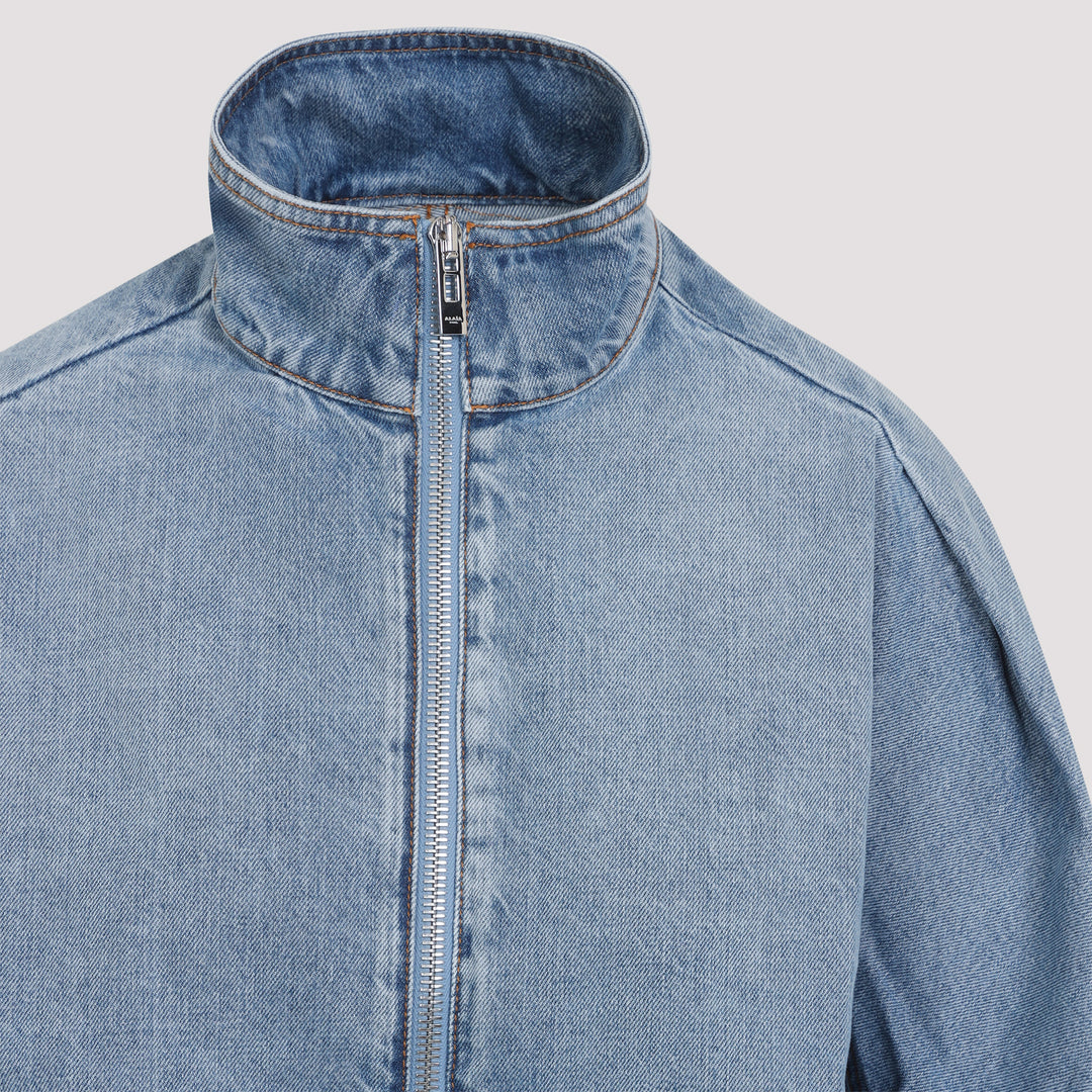 AlaÏA Denim&leather - Blu | b2fc90c53c56ed380f0353e8c454b234ce522e3c