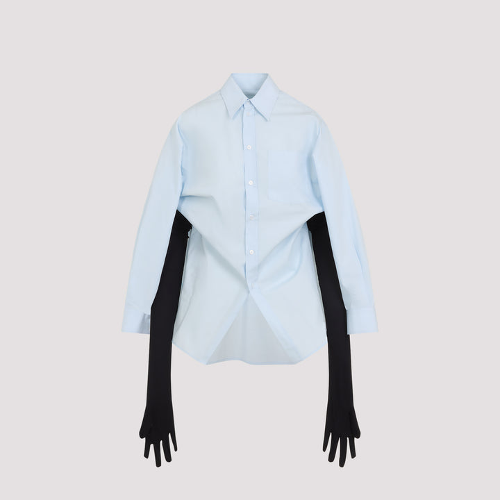 Mm6 Maison Margiela Shirts - Blu | ff9c50dcd2637fac6afdec3bb6f7e35f8bafcabf