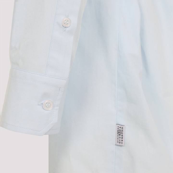 Mm6 Maison Margiela Shirts - Blu | 1ffceccc8d1a65b2be1dde24c4d93639b7e4fd18
