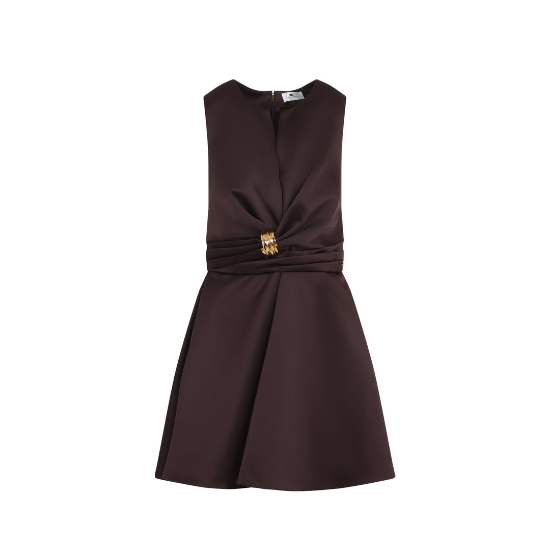 Elisabetta Franchi Mini dresses - Marrone | d0e1f278c694723c466fb05a8d760141cc248e85