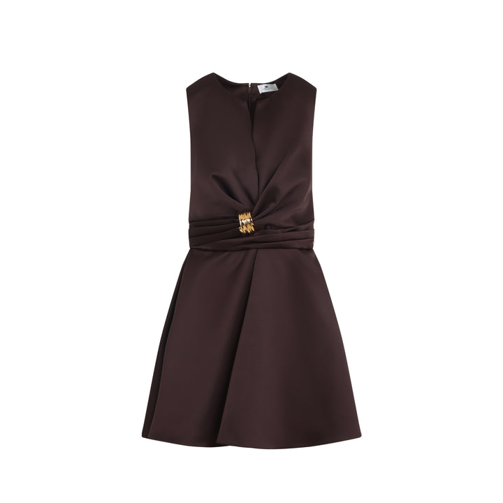 Elisabetta Franchi Mini dresses - Marrone | d0e1f278c694723c466fb05a8d760141cc248e85