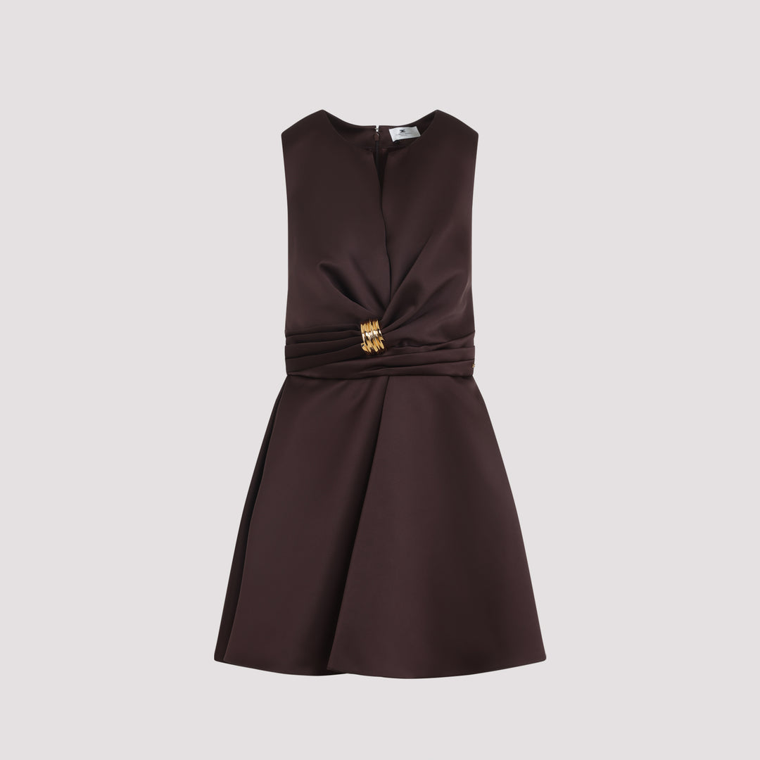 Elisabetta Franchi Mini dresses - Marrone | 266f24c9559ff6eece720c7b58eb043c2d188f14