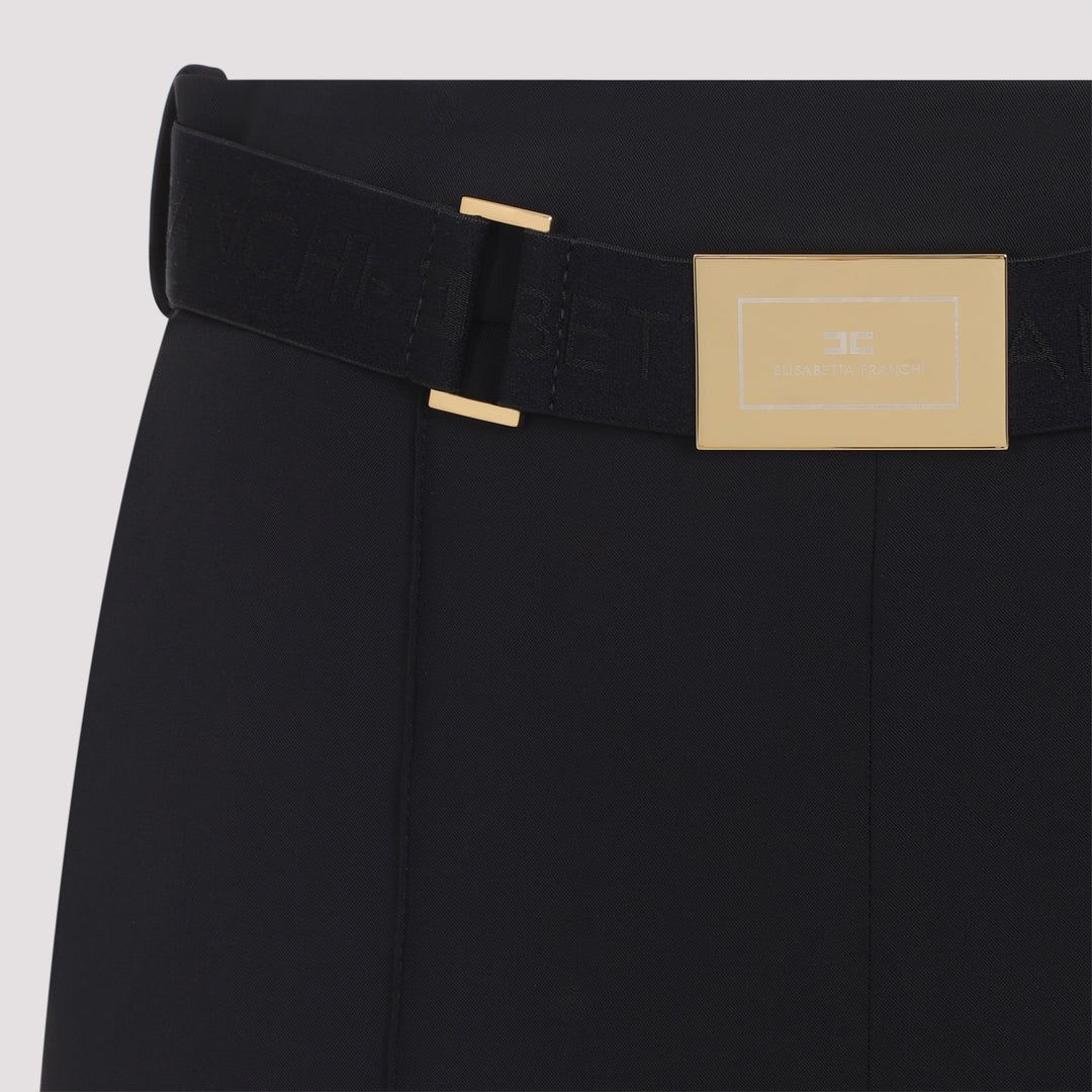 Elisabetta Franchi Regular & straight leg - Nero | 6ab89984d24b2702f5b7817c0b7afb3ef930d583