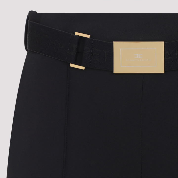 Elisabetta Franchi Regular & straight leg - Nero | 6ab89984d24b2702f5b7817c0b7afb3ef930d583