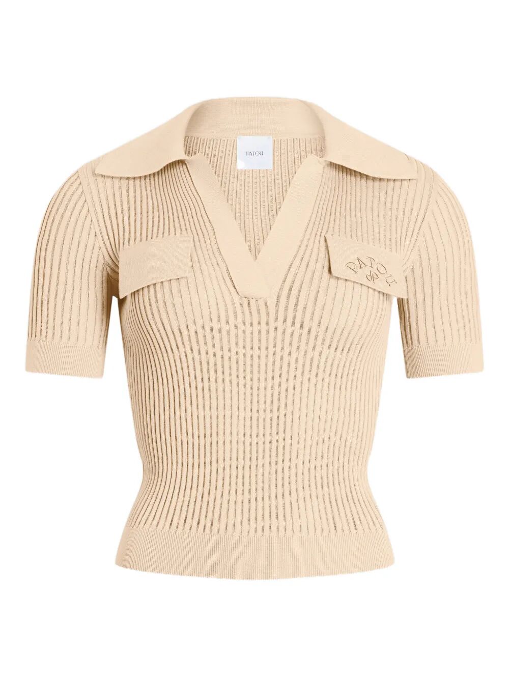 Patou Polo neck - Nude & Neutrals | 7ea5ce1c58fe8cfe94fb044e340b100caecbd1ba