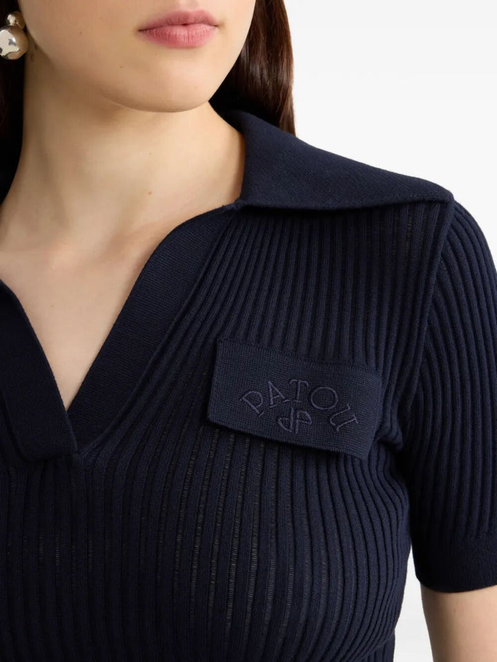 Patou Polo neck - Blu | f8412e998b2ded2df708833aac382a782d3e086b