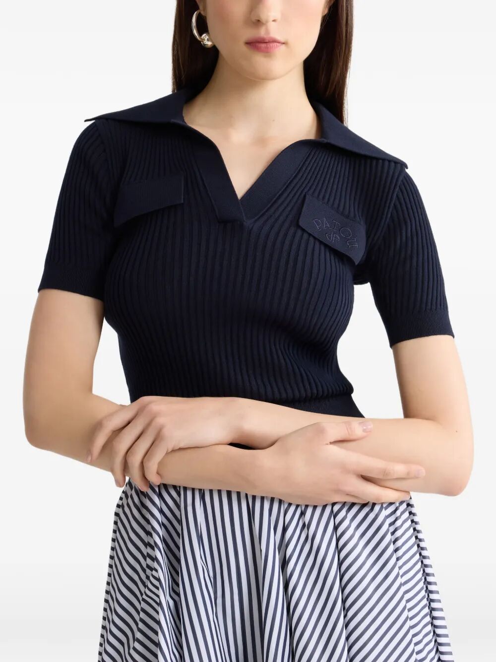 Patou Polo neck - Blu | c83aab465294b52d2b5242a8e2aac982b96c8595