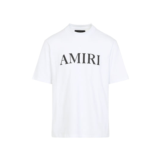 White Cotton Core Logo Tee