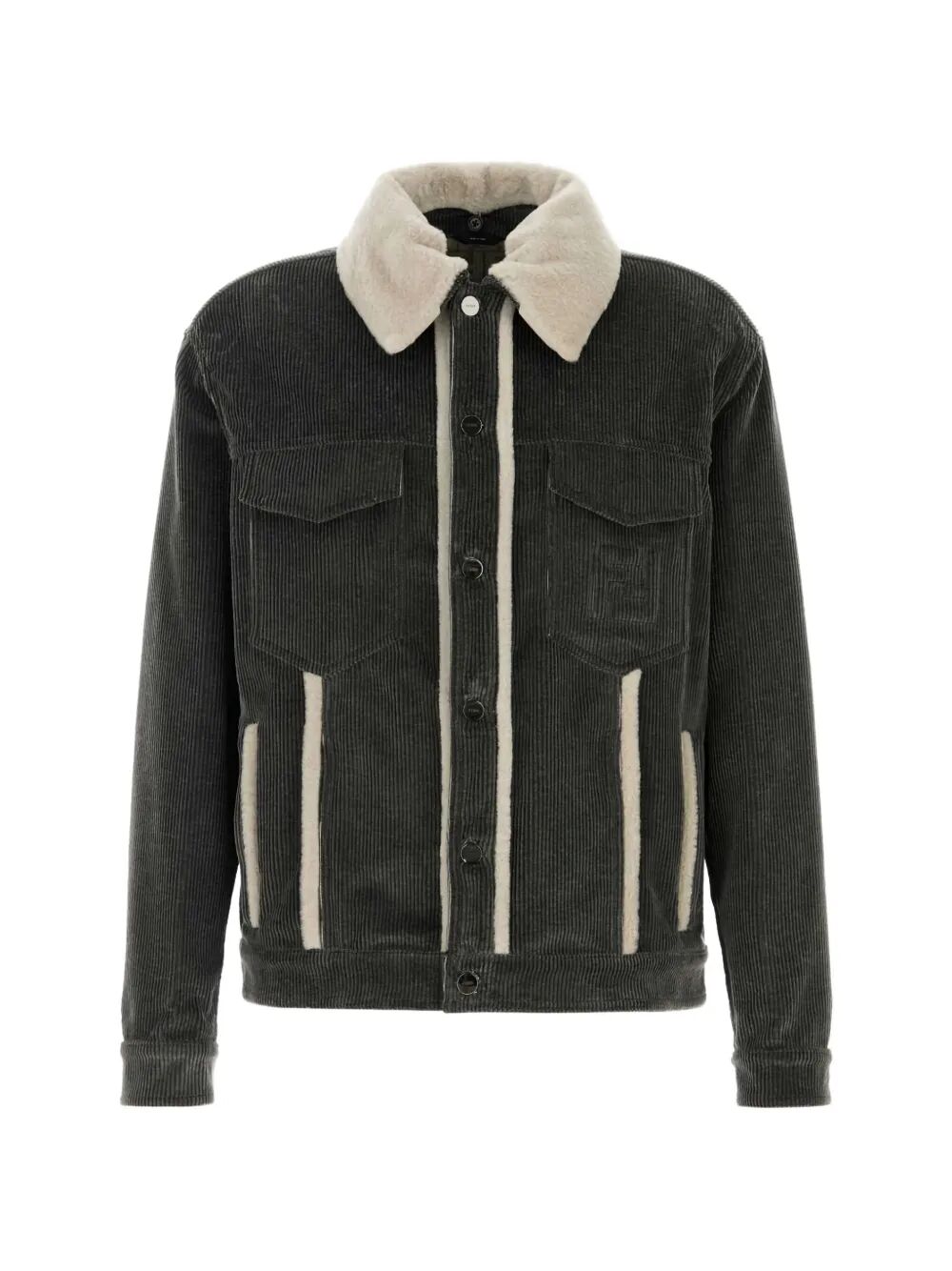 Fendi Shirt jackets - Grey | 0e87717ace1c7c4812c0288cb0b7ffab0cb70030