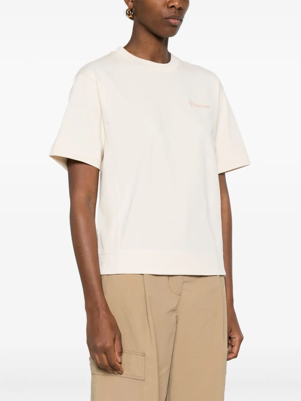 Moncler T-shirts - Nude & Neutrals | 90318f23c3b5576fc92a8e954889fd0d3fe31245