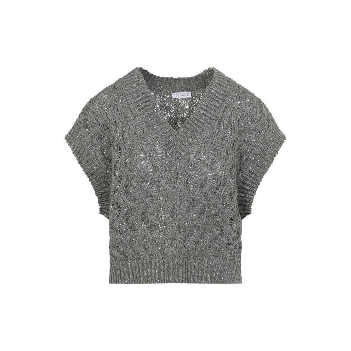 Brunello Cucinelli V neck - Verde | 4f389e81886912d9af50b8e0e11d94a4cc00576e