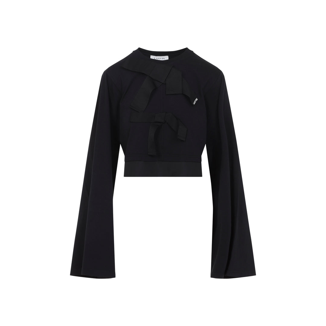 Lanvin Top - Nero | a253008bfe6045fec5d5385a98ab519ab5b8ea36