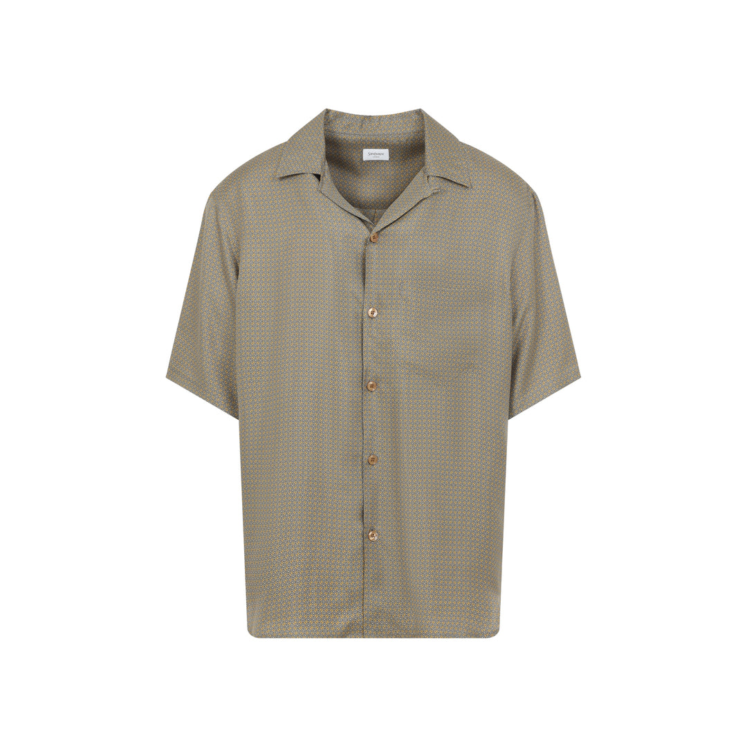 Saint Laurent Shirts - Verde | 186a76706fee6123241ccc20091962f1d6f86596