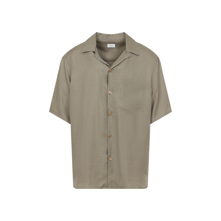 Saint Laurent Shirts - Verde | 186a76706fee6123241ccc20091962f1d6f86596