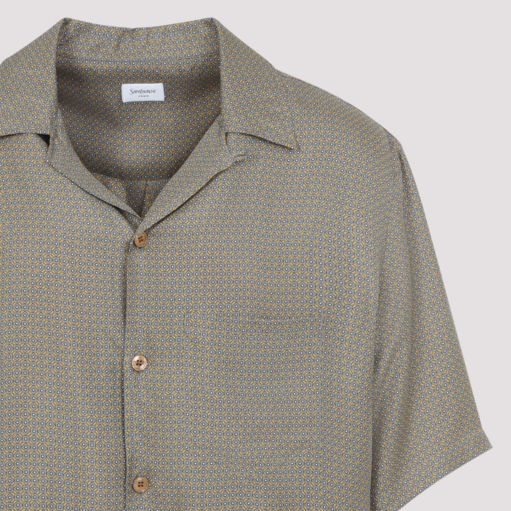 Saint Laurent Shirts - Verde | 3de345d871c509084d63cdcc24ab62a2a763e4c2