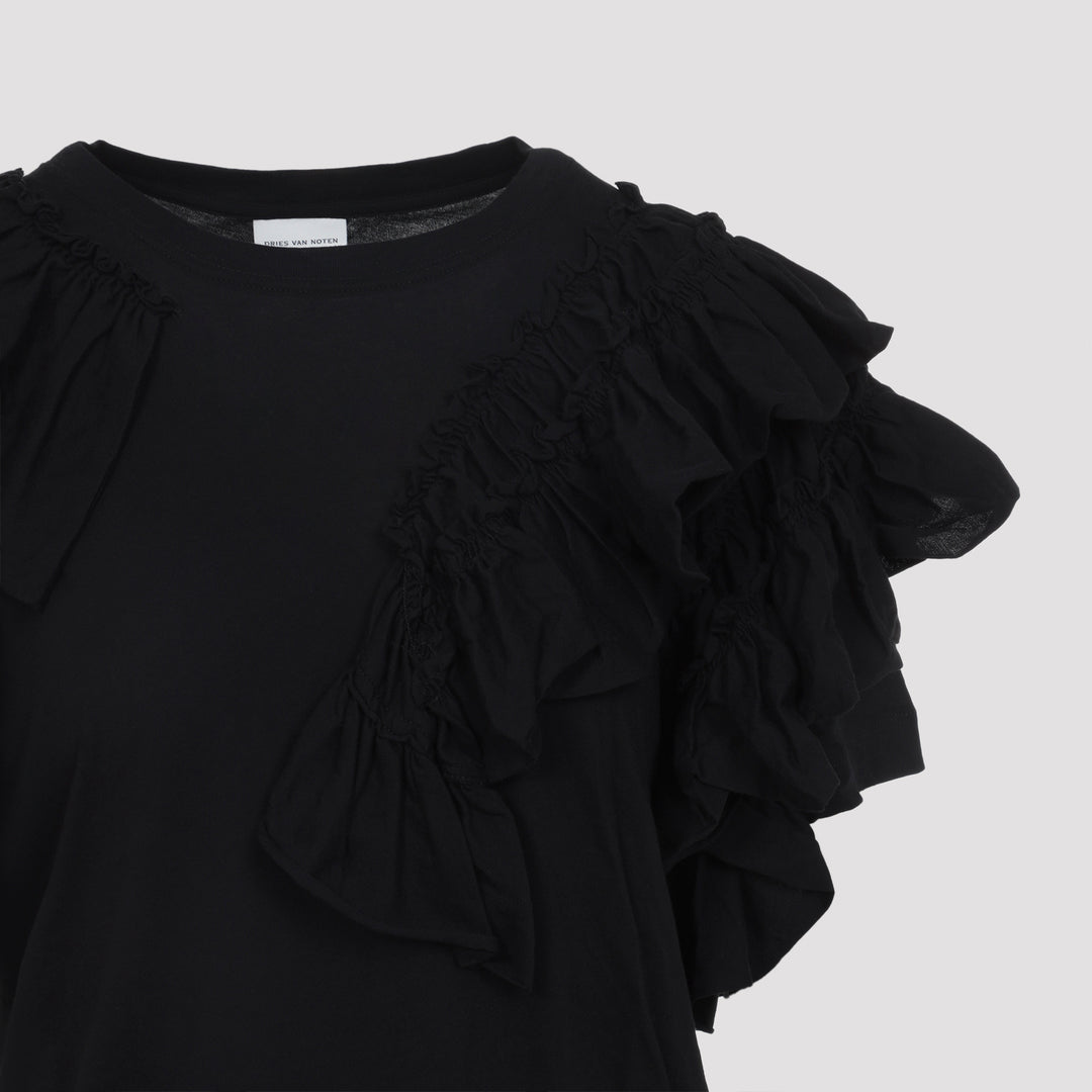 Dries Van Noten T-shirts - Nero | 96b8a918fac3f94c96e489cd5344f17ed5efda92
