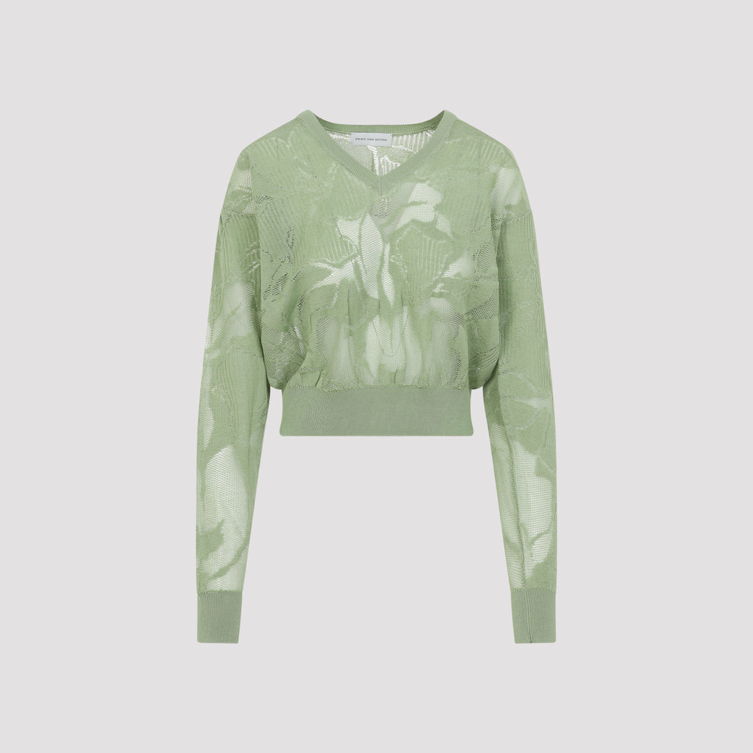 Dries Van Noten Sweater - Verde | dc92a65807adb4f7b4d9372719e1c1a872049ad8